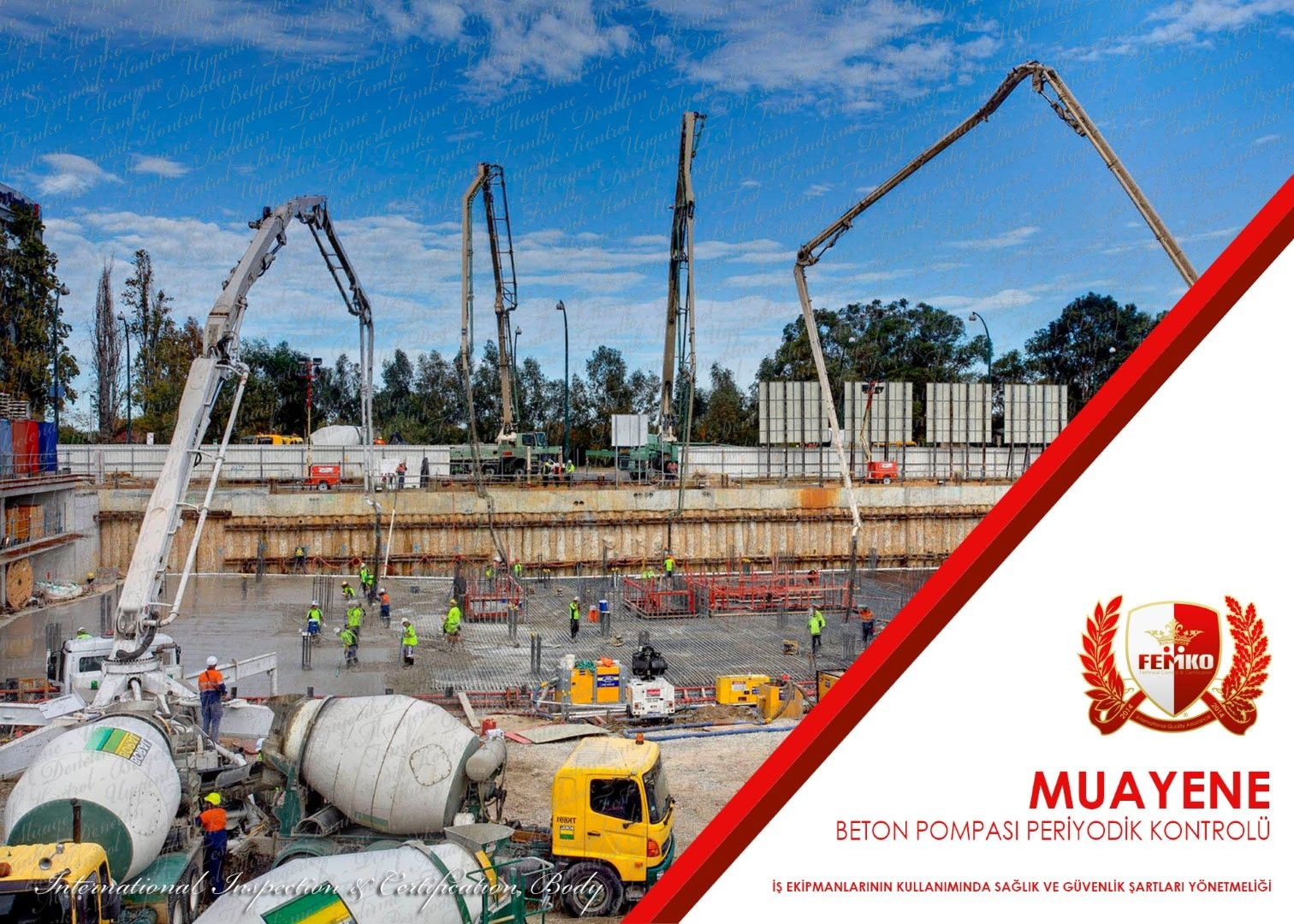 Beton Pompası Periyodik Muayene, ve Raporu Femko