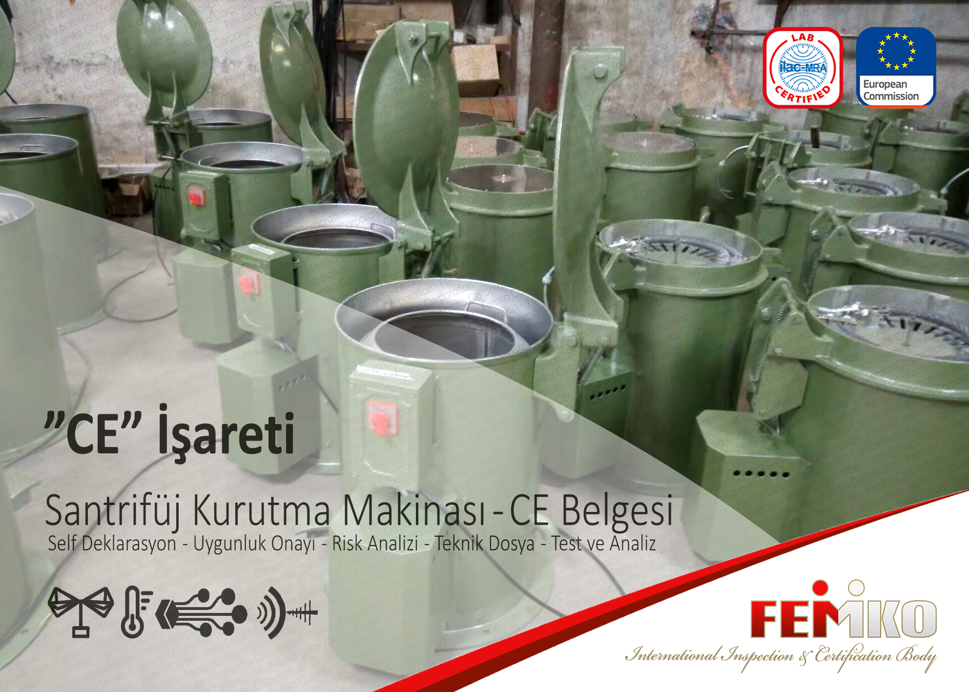 Santrifüj Kurutma Makinası – CE Belgesi