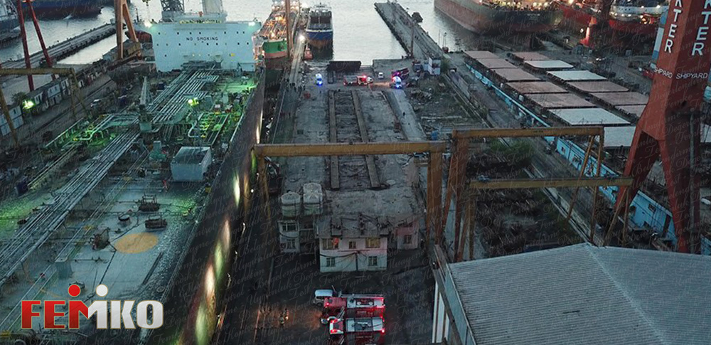 Tuzla Tersanesi’nde Vinç Kazası Sonucunda 5 İşçi Yaralı