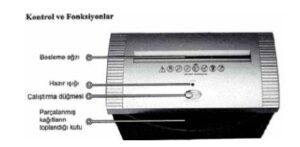 evrak imha makinesinin teknik ozellikleri 2