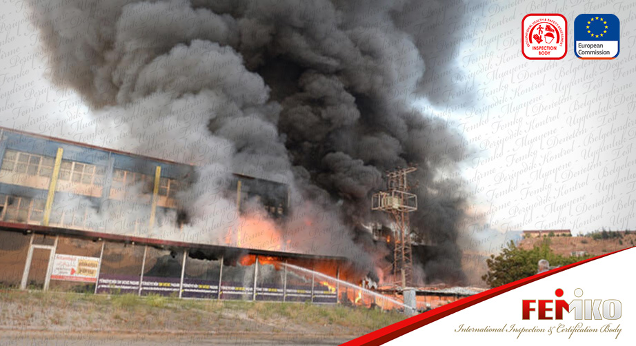 Tokat’ta AVM’de Yangın