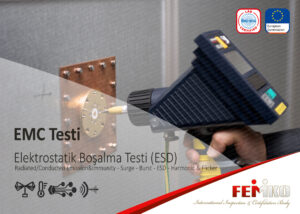 EN IEC 61000-4-2 ESD Testi (Electrostatic Discharge Test) EMC Testi