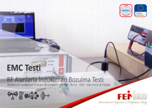 EN IEC 61000-4-6 RF Alanlar Tarafından Endüklenen İletilen Bozulmalara Karşı Bağışıklık Testi EMC Testi