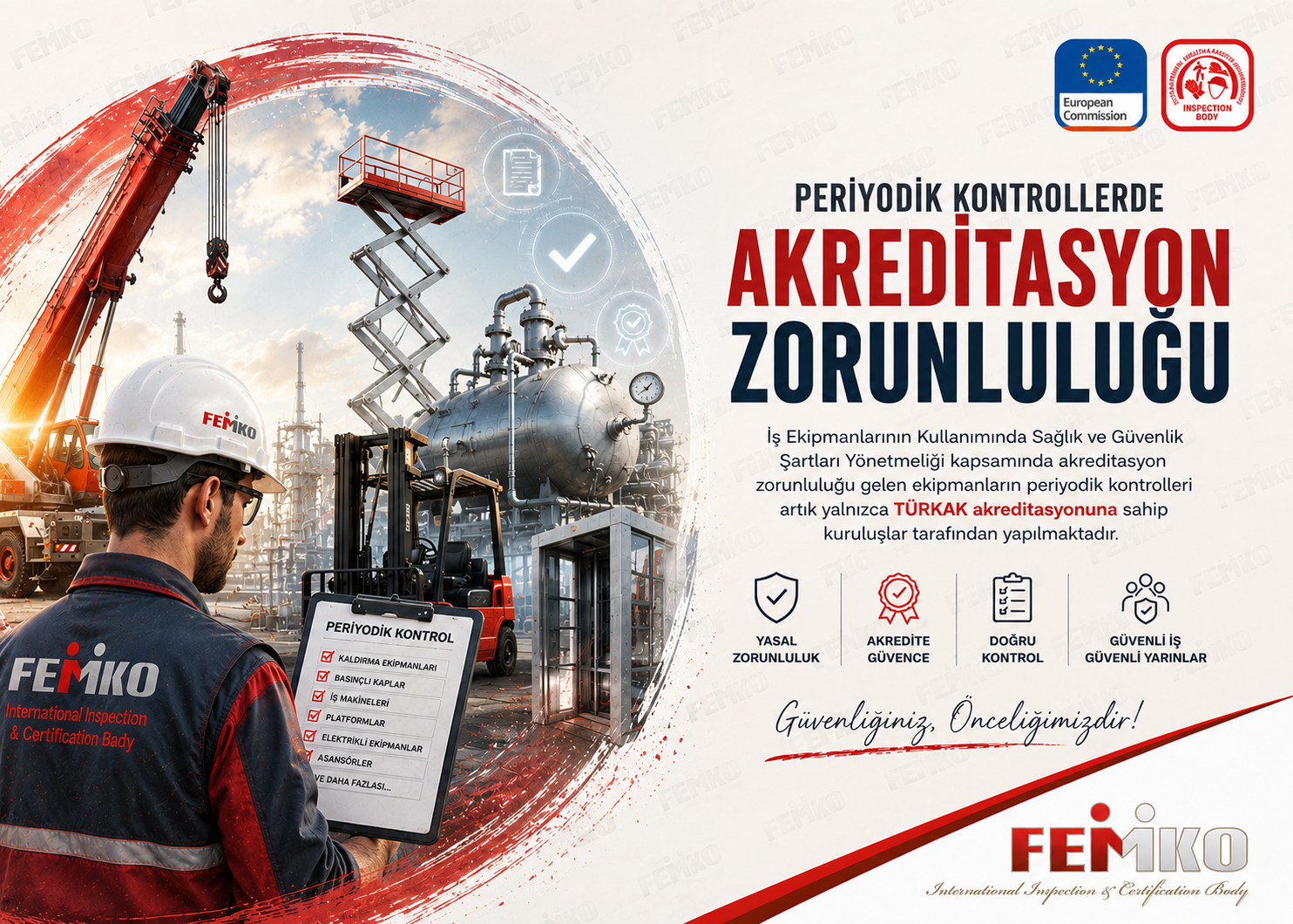 Periyodik Kontrollerde Akreditasyon Zorunluluğu